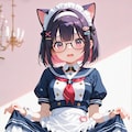 私立猫耳学園高等部セーラーメイド服（オリジナル） 4枚目