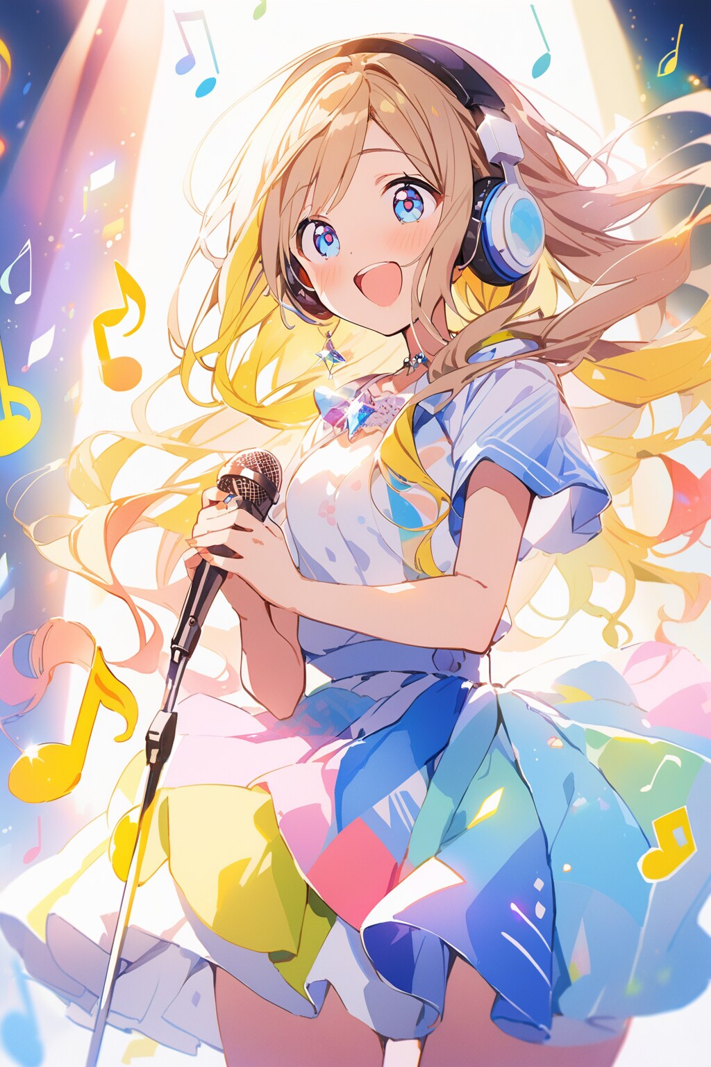 ライブは楽しく。ねっ | の人気AIイラスト・グラビア