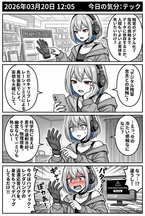 デジタル触感と、掴めない戦慄