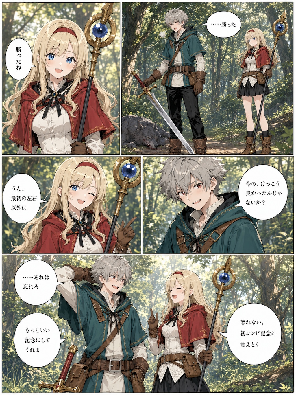 癒しの聖女と剣士　2話続き③