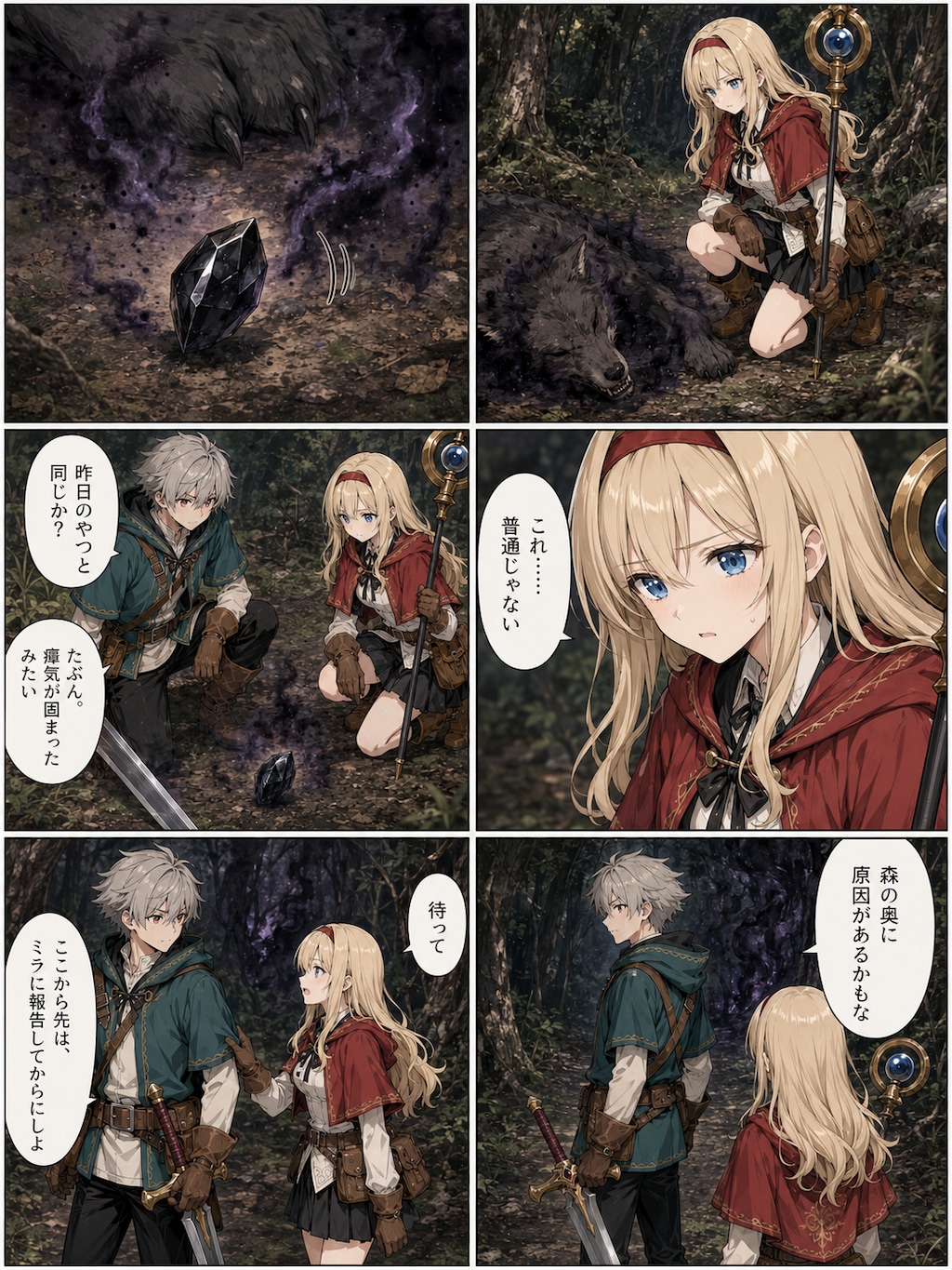 癒しの聖女と剣士　2話続き③