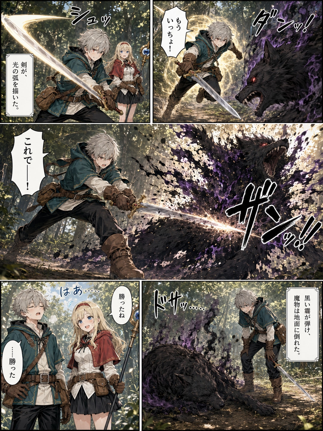 癒しの聖女と剣士　2話続き③
