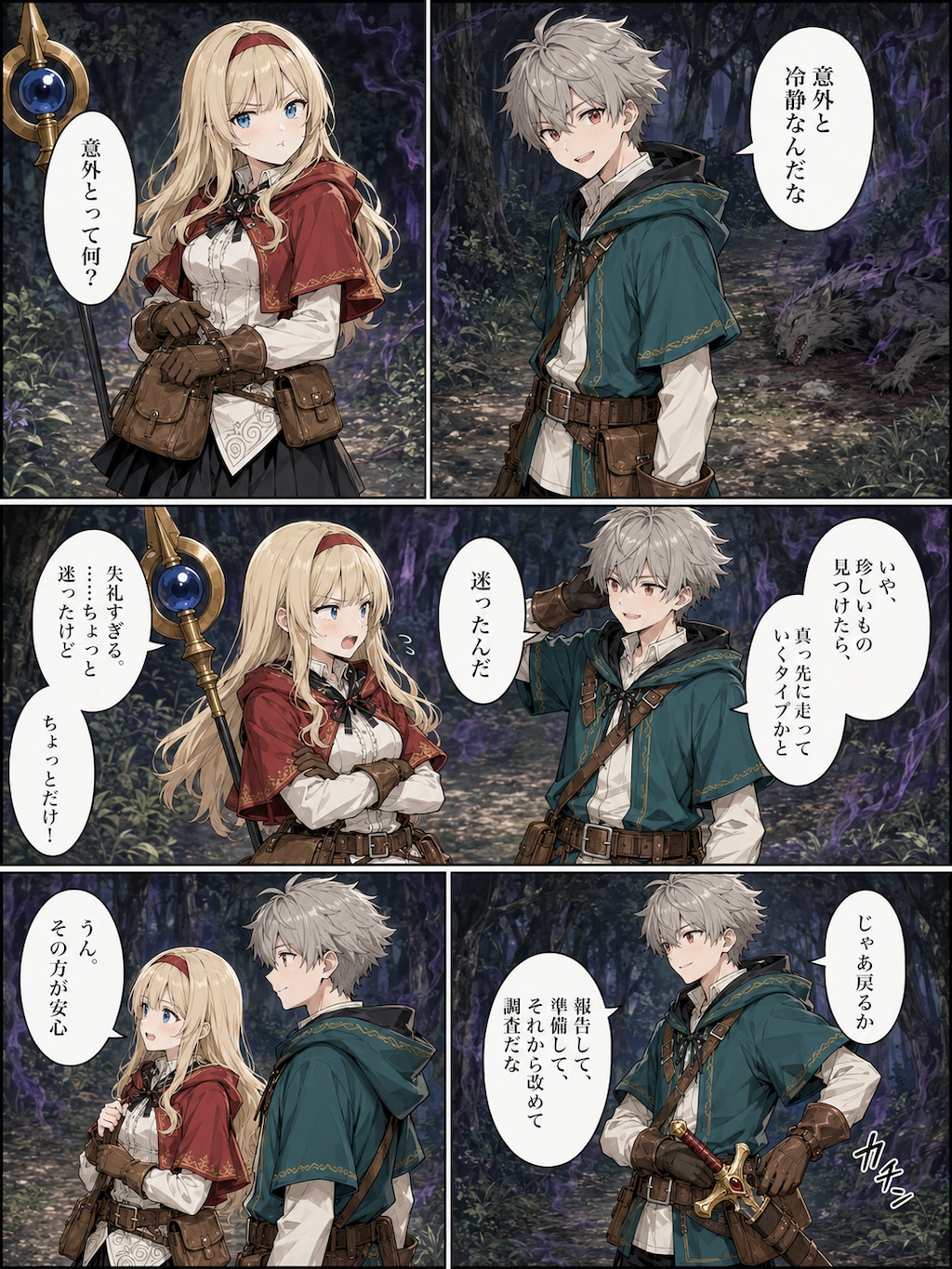癒しの聖女と剣士　2話続き③