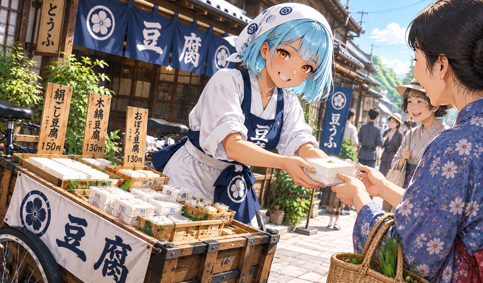 本日は「豆腐の日」 | の人気AIイラスト・グラビア