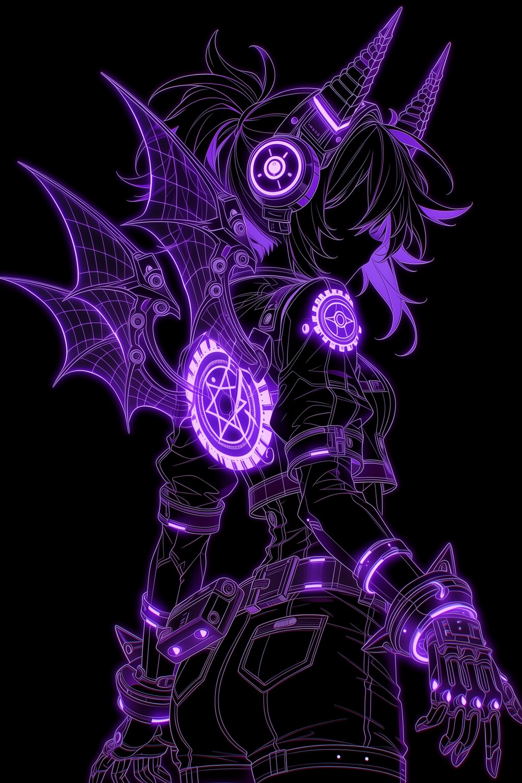 精密線画のメカニカルウィッチ