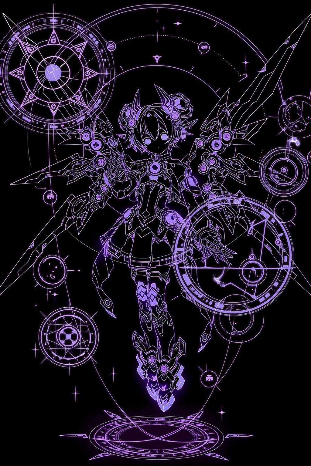 精密線画のメカニカルウィッチ