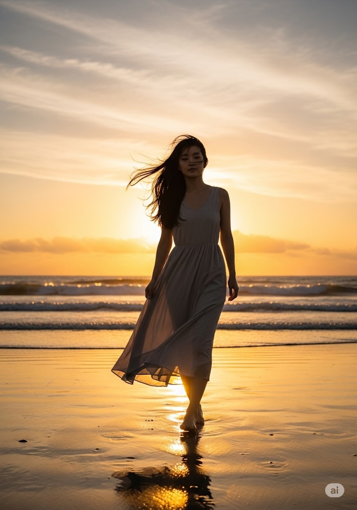 海辺の独白 | の人気AIイラスト・グラビア