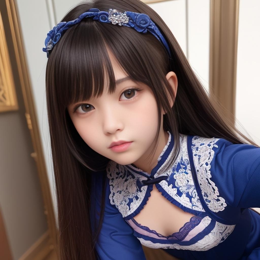 青チャイナ