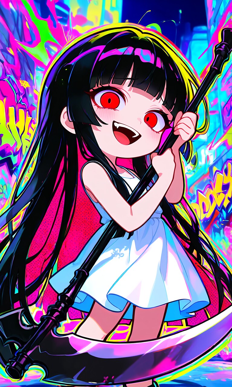 ポスター風死神姫 | の人気AIイラスト・グラビア