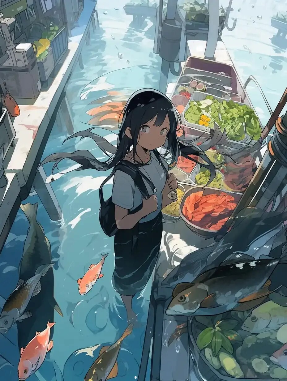 水上市場 | の人気AIイラスト・グラビア