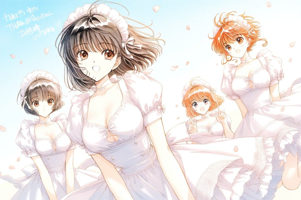 青春ジャンプするメイドたち