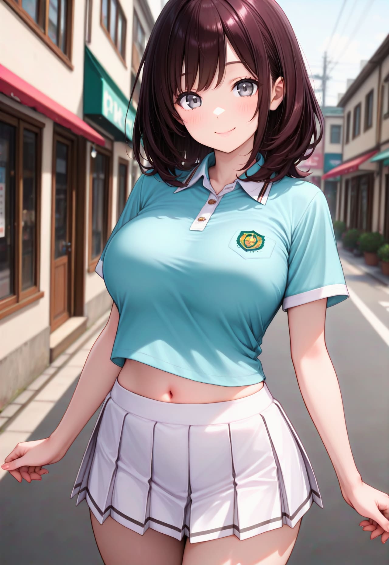 1230（ターコイズのポロシャツ）