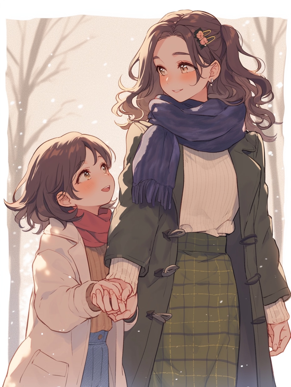 母と娘181 | の人気AIイラスト・グラビア