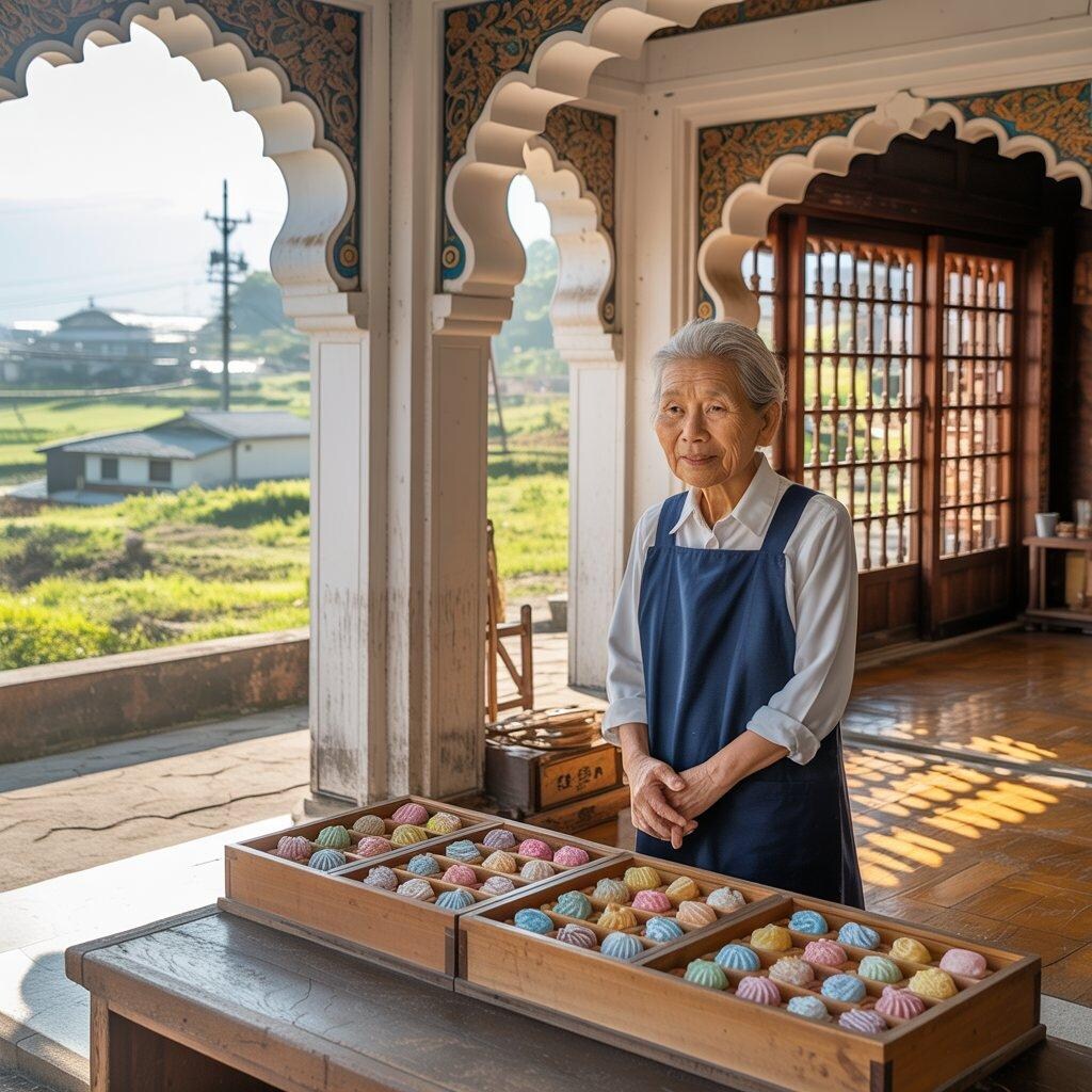 タージマハル風の和菓子屋