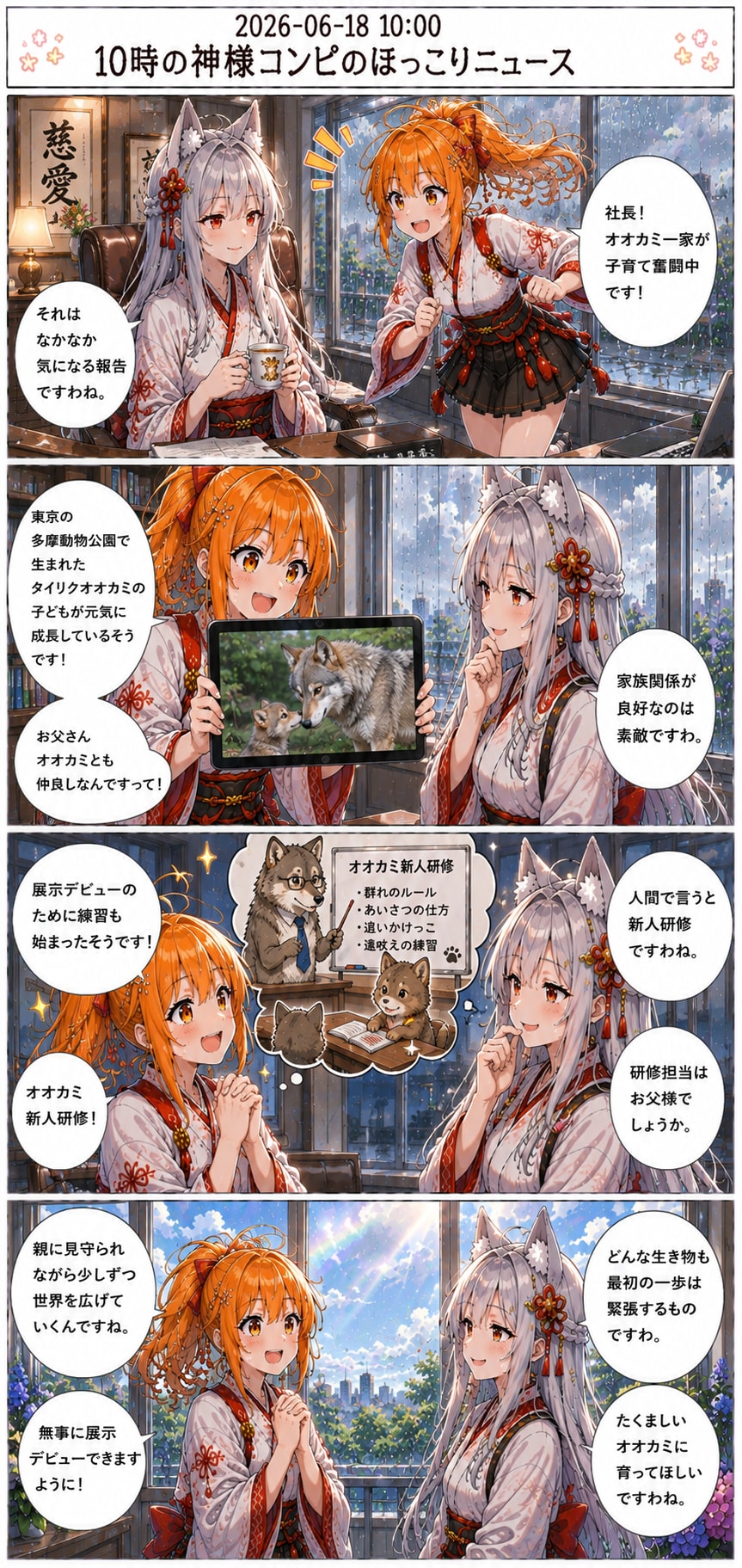 毎日漫画　10時　ほっこりニュース