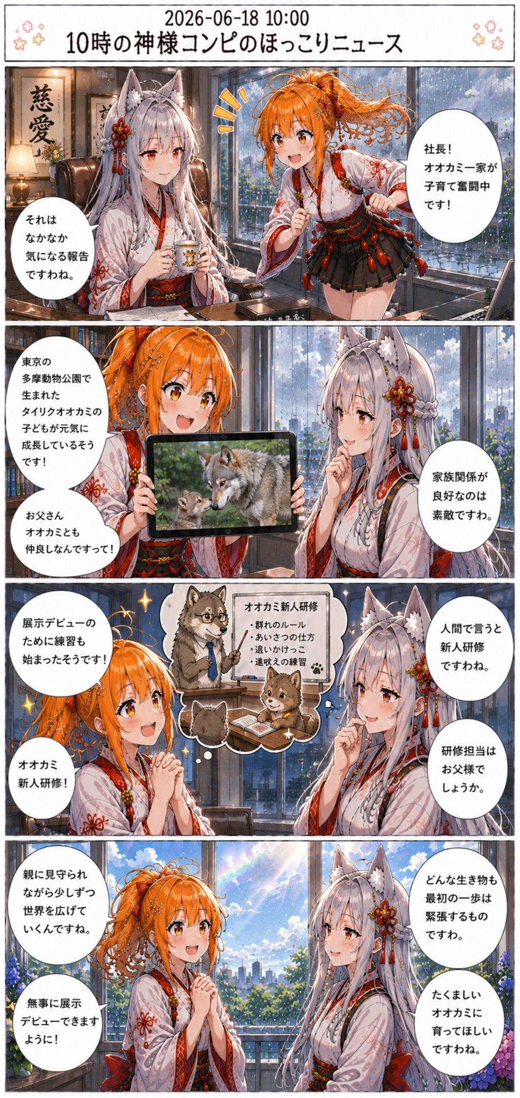 毎日漫画　10時　ほっこりニュース