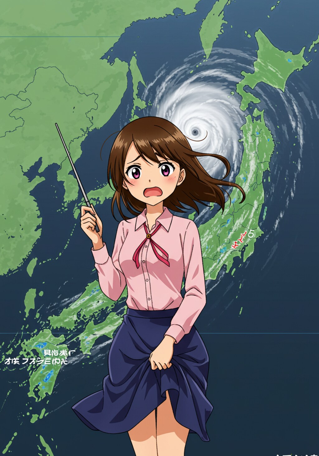 押さえているというより見せてる感