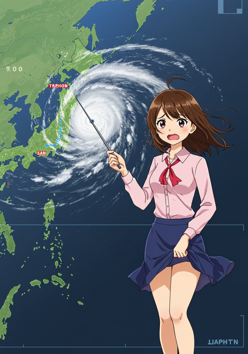 押さえているというより見せてる感