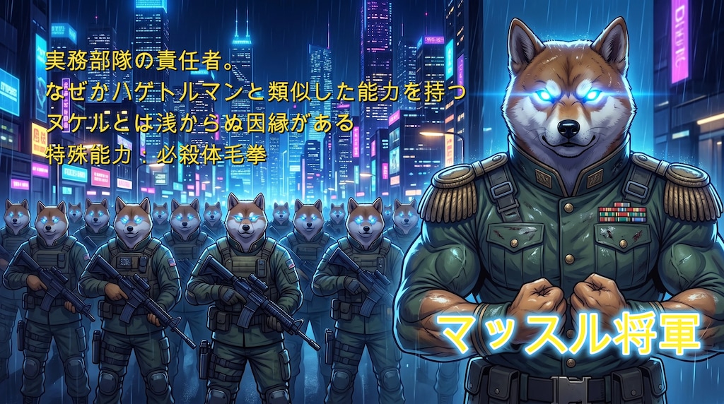 ３周年：３巻_設定資料-秘密結社毛富毛富と五人衆