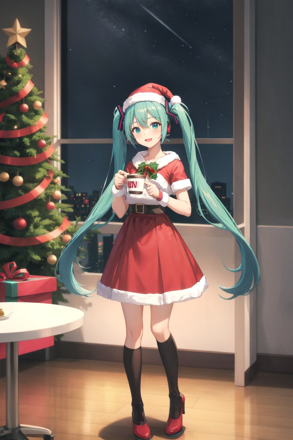 ❄️ミクさんのサンタコス