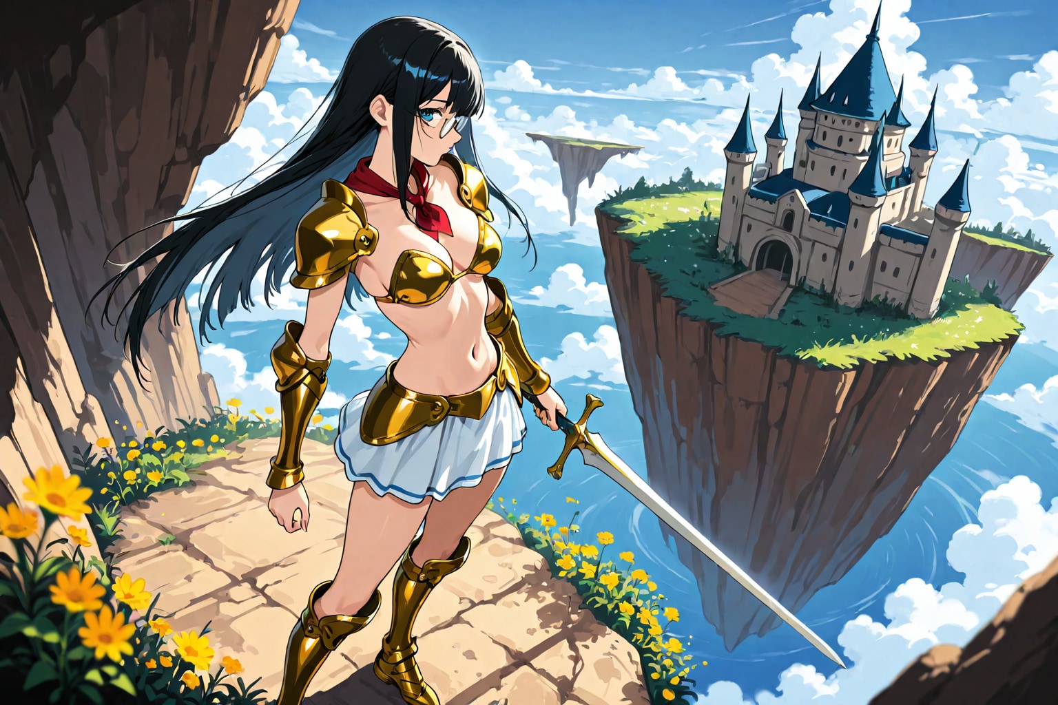 剣とビキニアーマー | の人気AIイラスト・グラビア