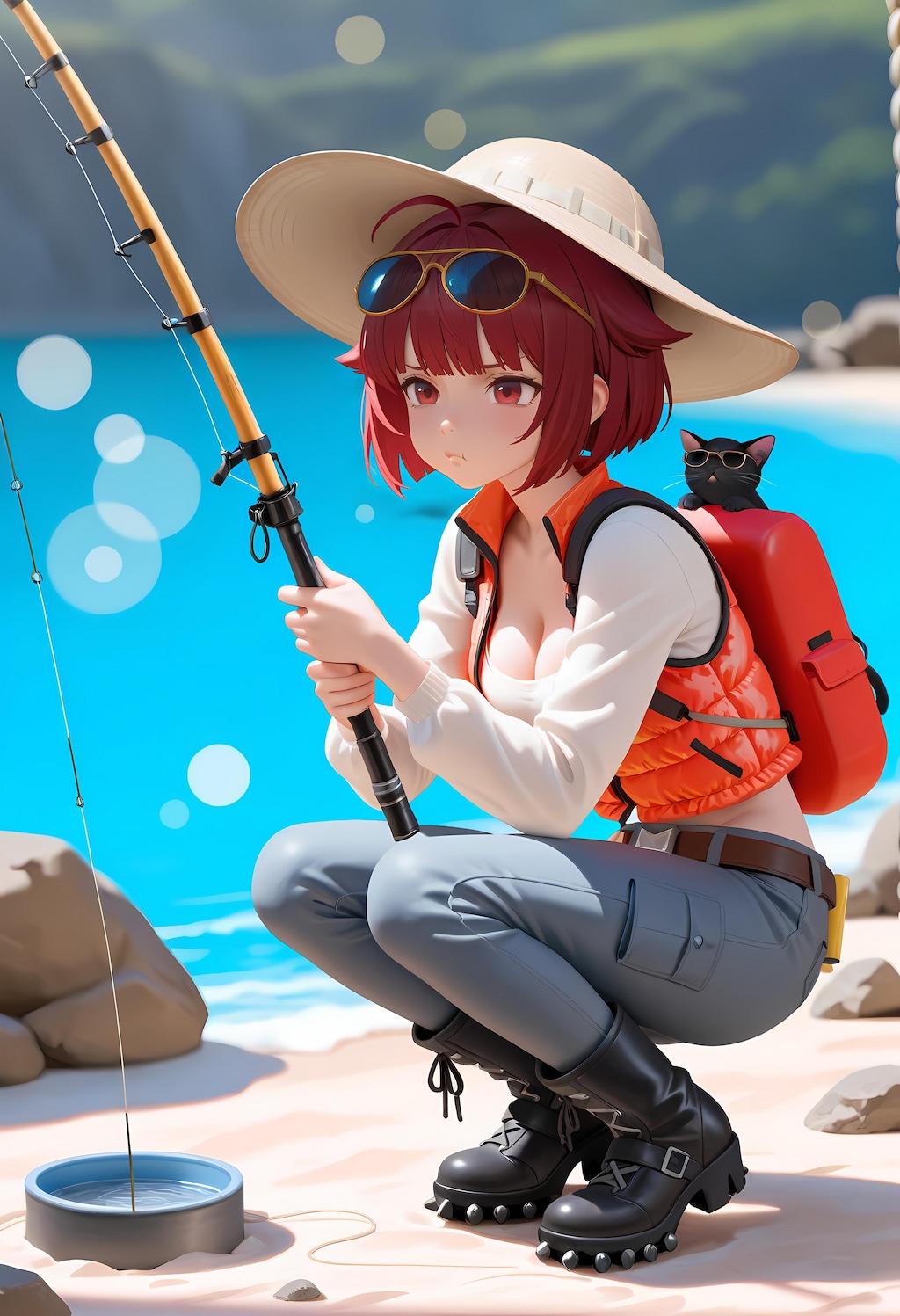 釣れないにゃ😑