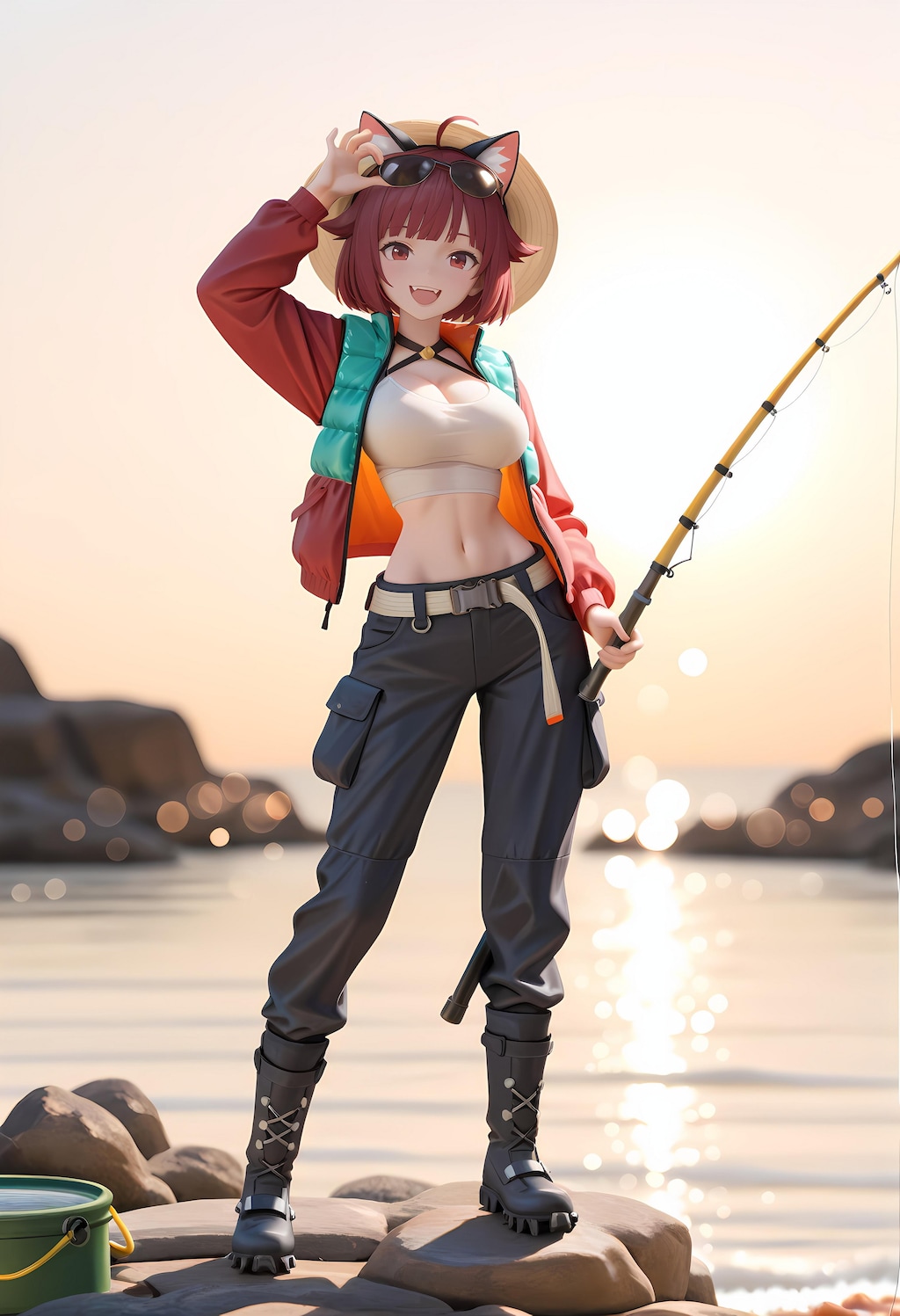 釣れないにゃ😑