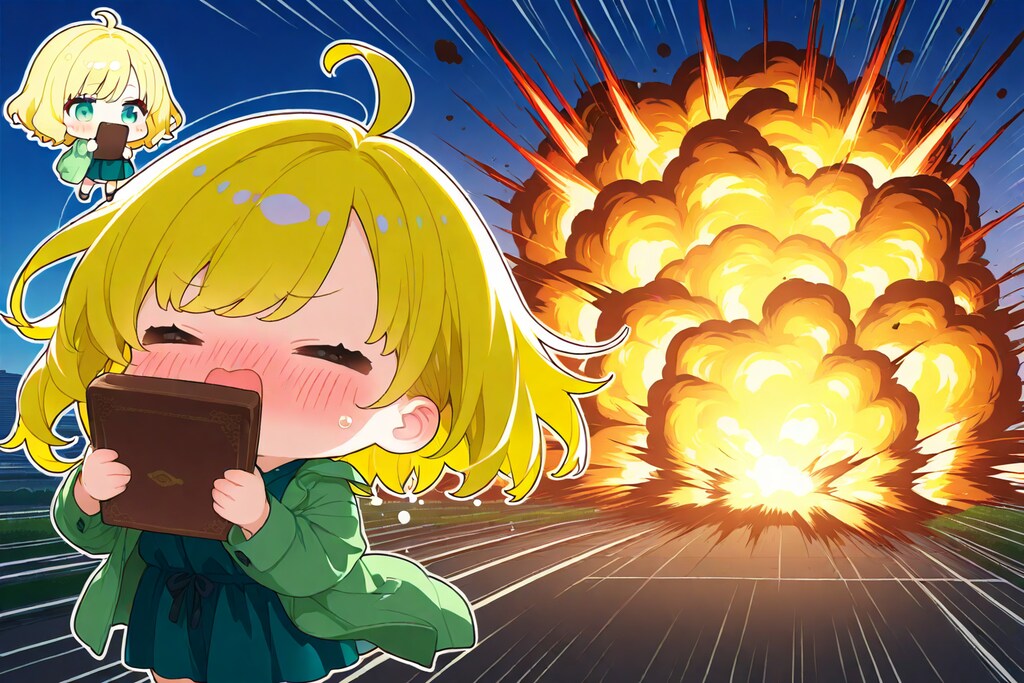 没ったユイちゃん