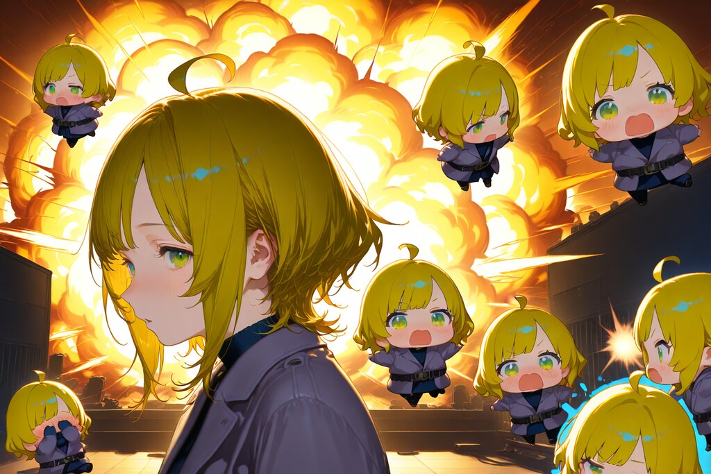 没ったユイちゃん