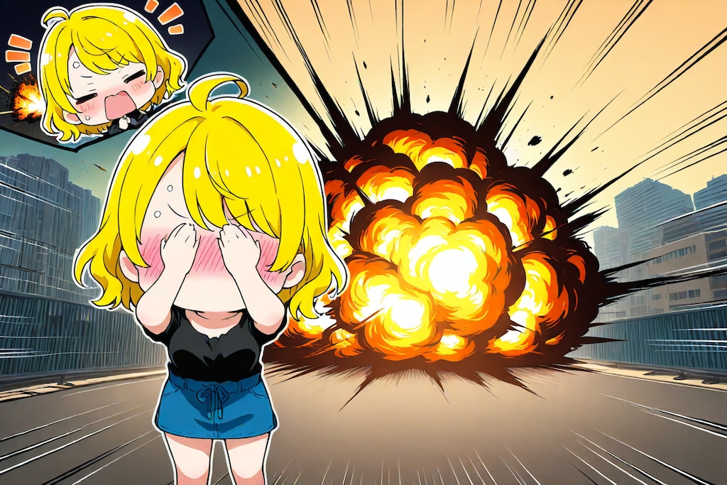 没ったユイちゃん