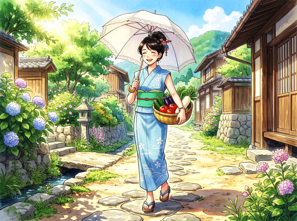 主婦・和夢さん40歳の夏着