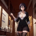 ブリーチ「朽木ルキア」の魅力的な女子高生コスプレ 3枚目