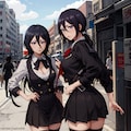 ブリーチ「朽木ルキア」の魅力的な女子高生コスプレ 9枚目