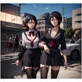 ブリーチ「朽木ルキア」の魅力的な女子高生コスプレ 12枚目
