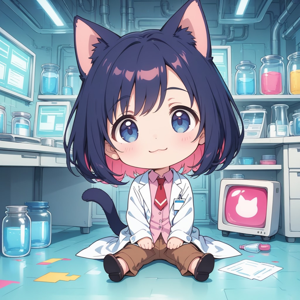 こんにちにゃん <2P> | の人気AIイラスト・グラビア