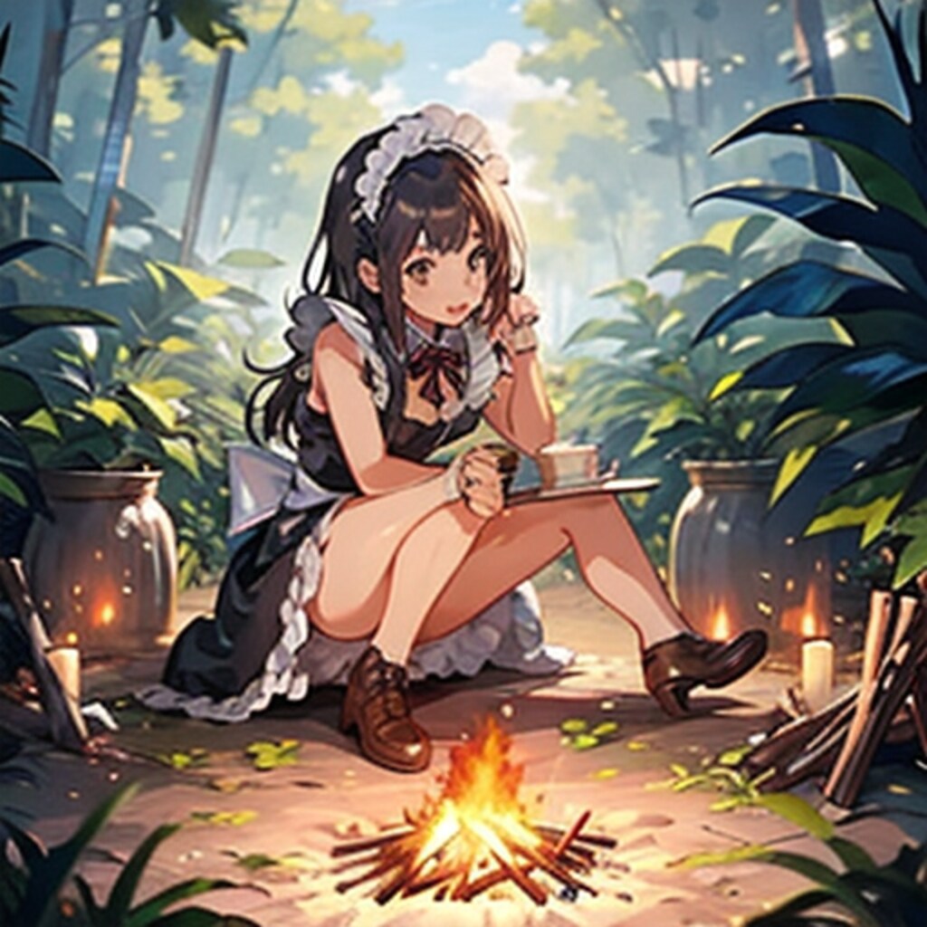 ジャングルのメイドさん250703