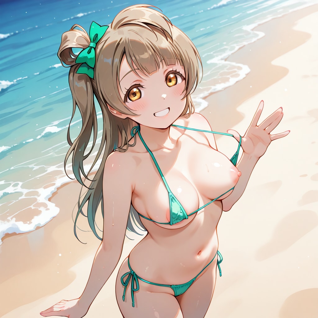 南こ○りがビーチで