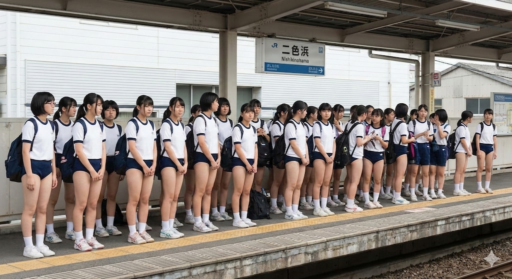 電車待ち(Gemini)