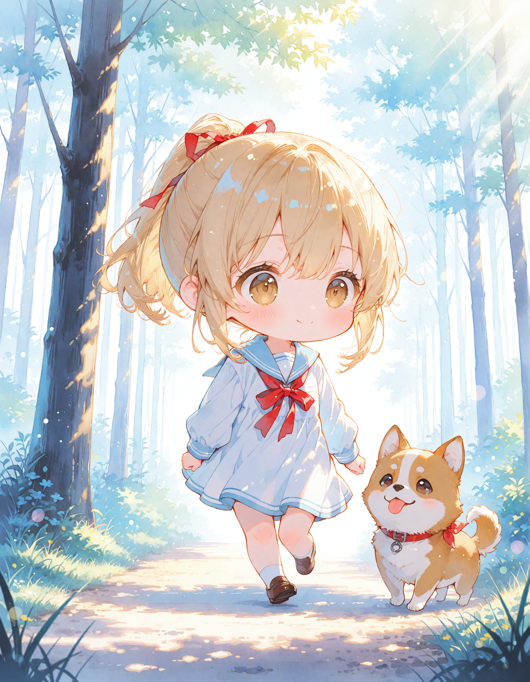 ちび金ポニテちゃんの冒険その１ | の人気AIイラスト・グラビア