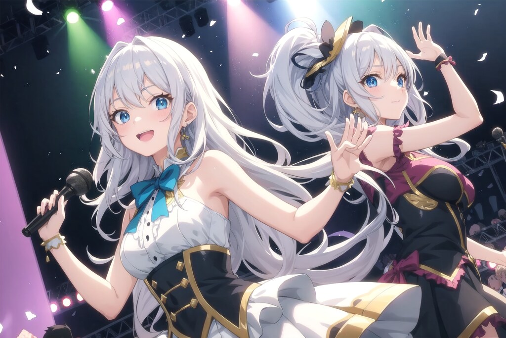 双つの笑顔、ひとつのステージ