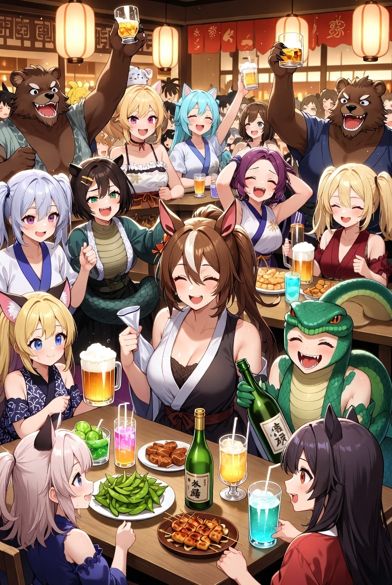 深夜居酒屋深夜獣夜人達