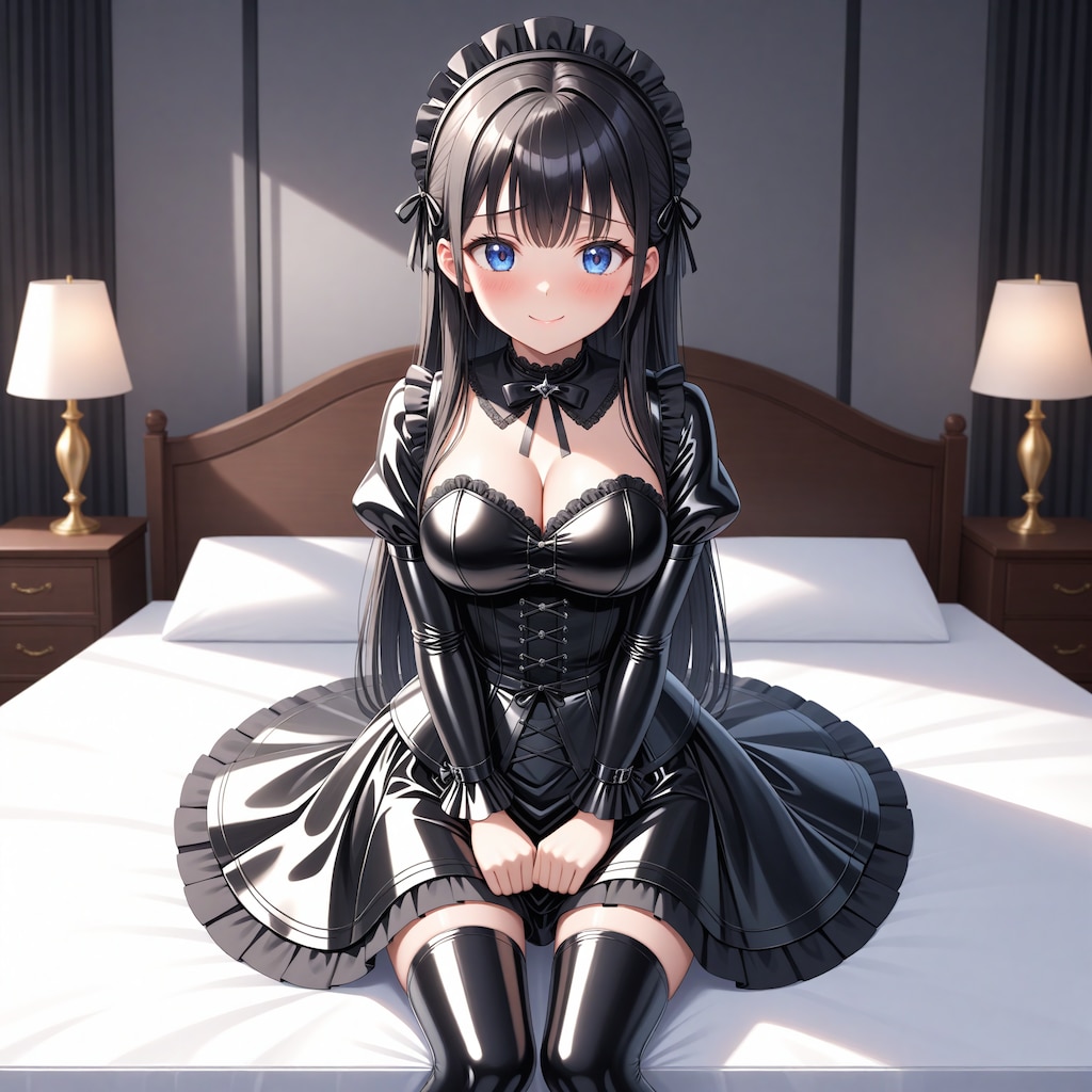 光沢ゴスロリ