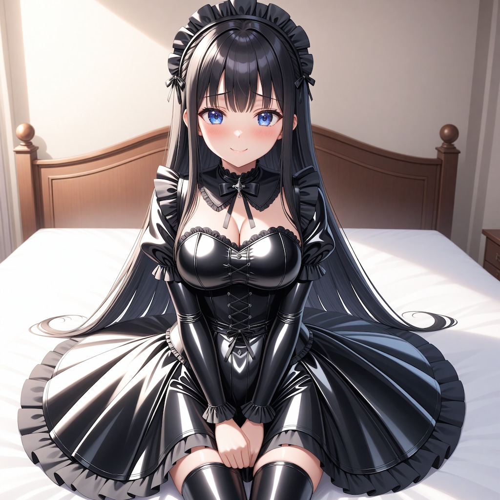 光沢ゴスロリ