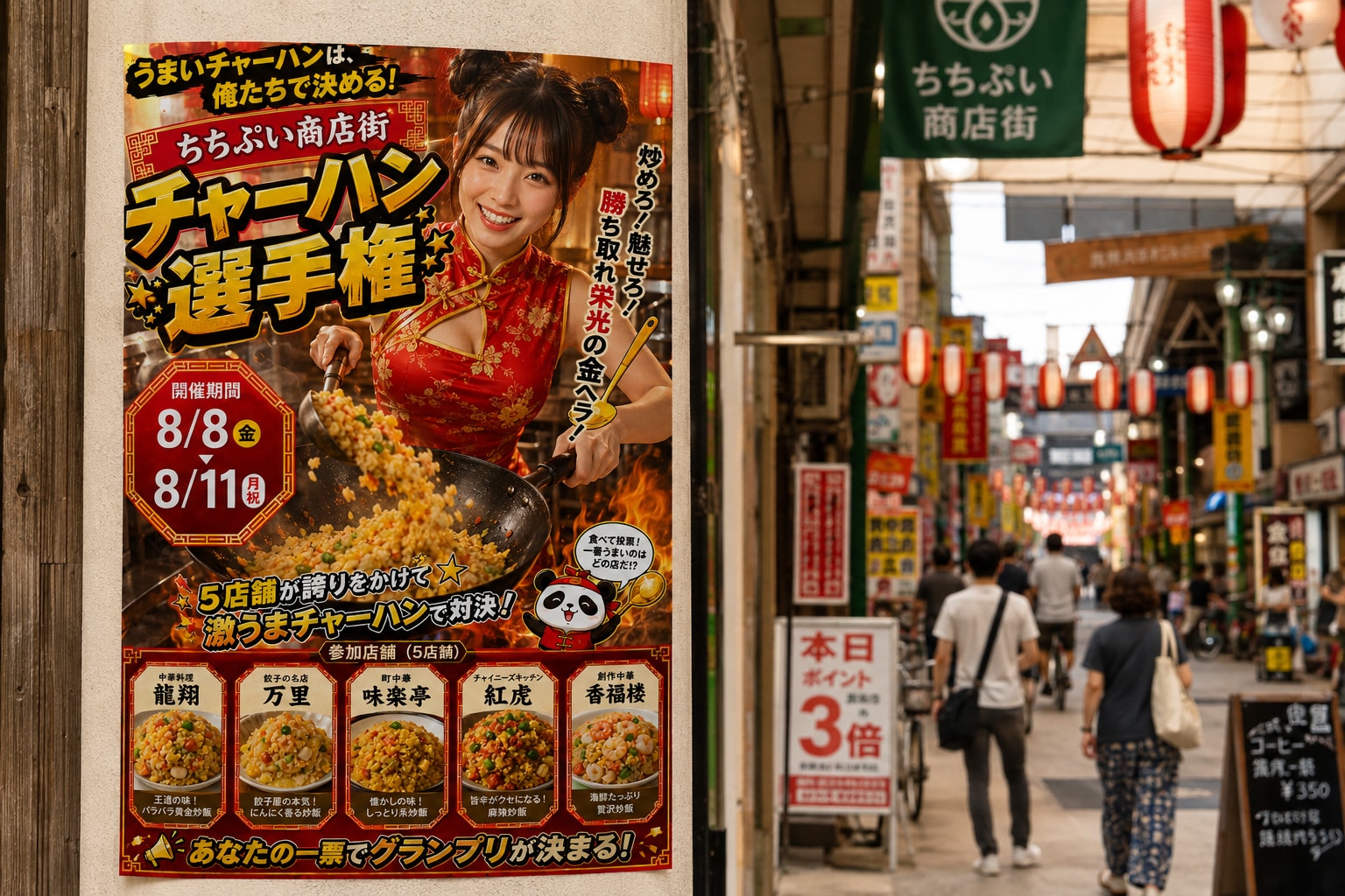 チャーハン選手権のポスター