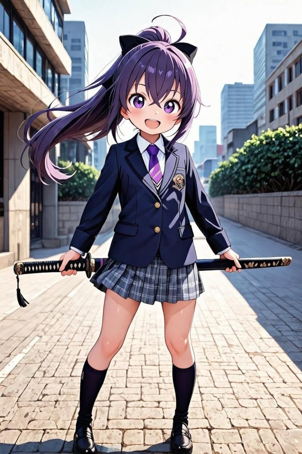 ブレザーのクノイチ