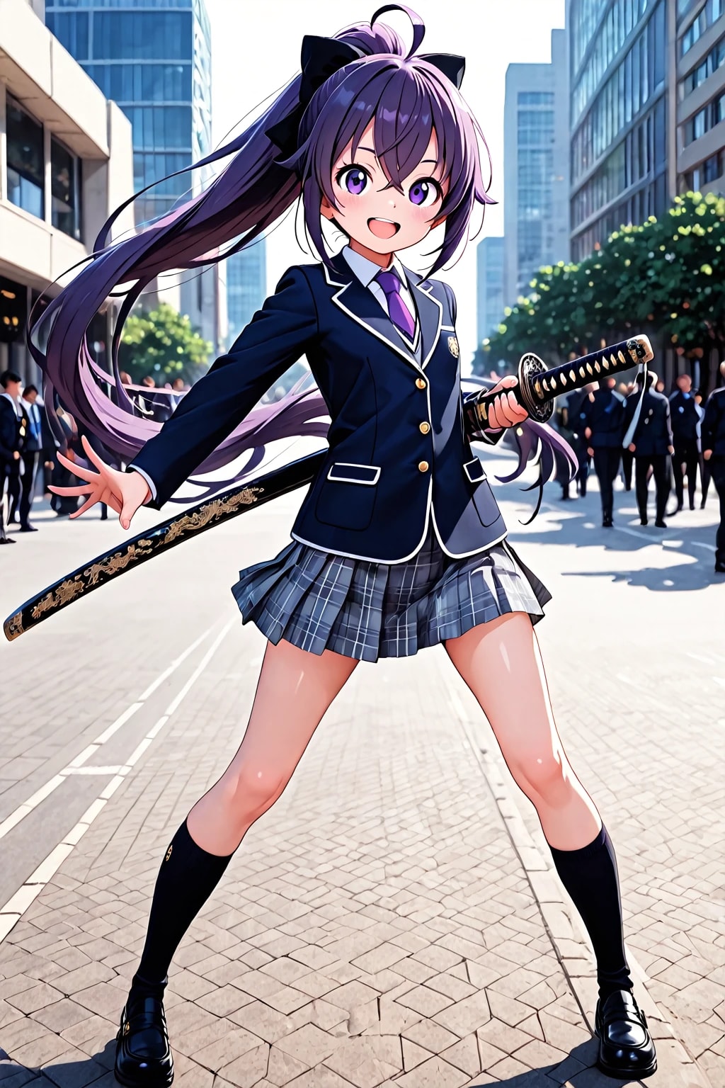 ブレザーのクノイチ