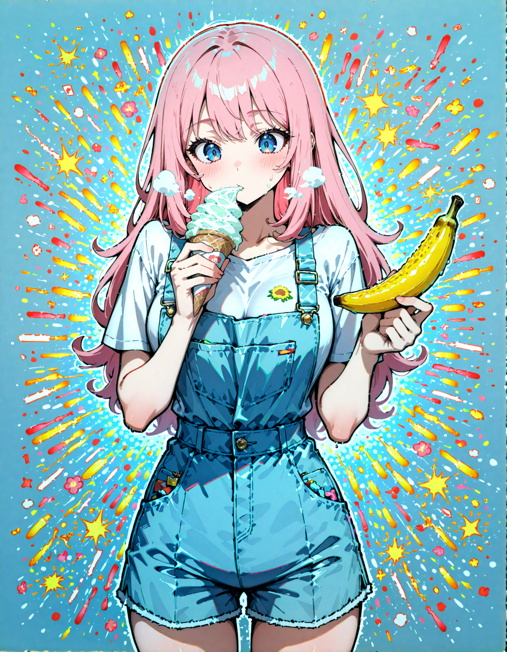 今日はアイスクリームの日。ドール・極撰の日。メイクの日