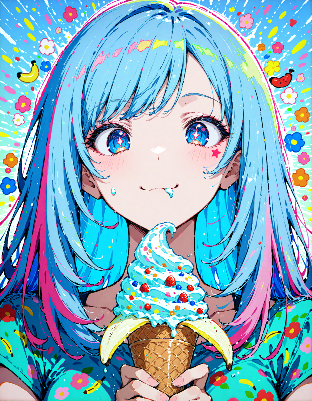 今日はアイスクリームの日。ドール・極撰の日。メイクの日