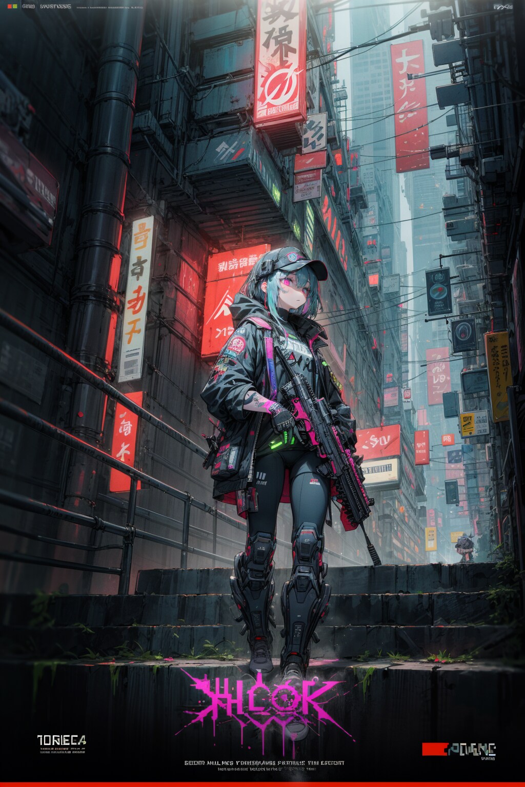 サイバーパンクポスター