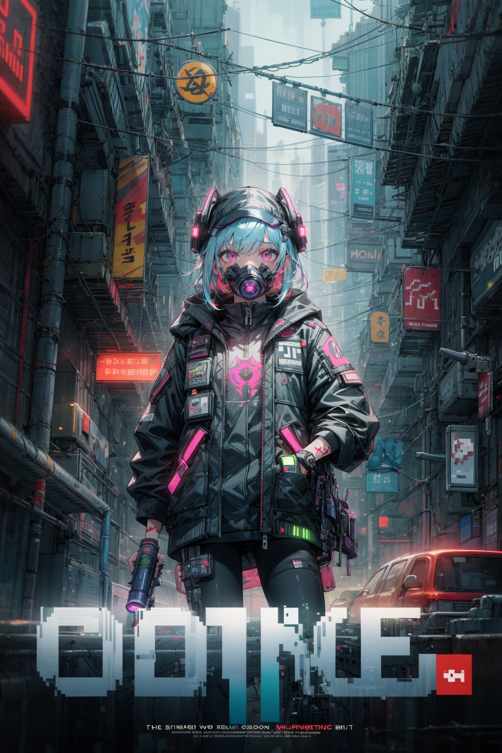 サイバーパンクポスター